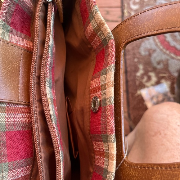 Longaberger Orchard Park Plaid Purse - Picture 3 of 9